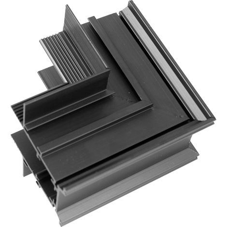 Staffa angolare parete/soffitto MT0006/07 nera Maxlight (1/2)