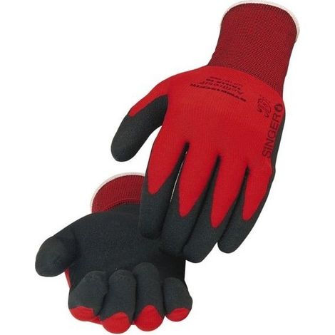 Gant polyamide enduction hpt jauge 15 poignet elastique taille 9