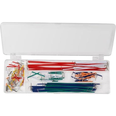 Velleman Cables de puente, juego de 140 piezas (10 x 14 longitudes), cobre, multicolor (1/2)