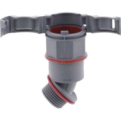Wiska  10108874 EBF45-29-40-BG Collegamento a vite Grigio M40 x 1.5 45° 1 pz. (1/2)