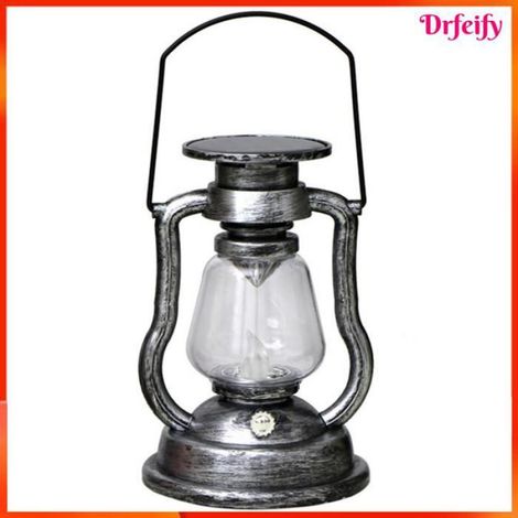Lampe lanterne solaire - - Bougie solaire suspendue - Effet flamme LED - Multicolore - IP44 (1/5)