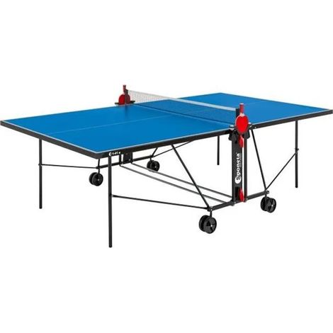 Sponeta Tischtennisplatte Blau und Schwarz Kompakt