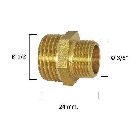 FPLUS machon m-m contra rosca3/8 1/2 "eco" , Ficha Técnica

Diámetro                           3/8"-1/2"                                                
Tipo de unión