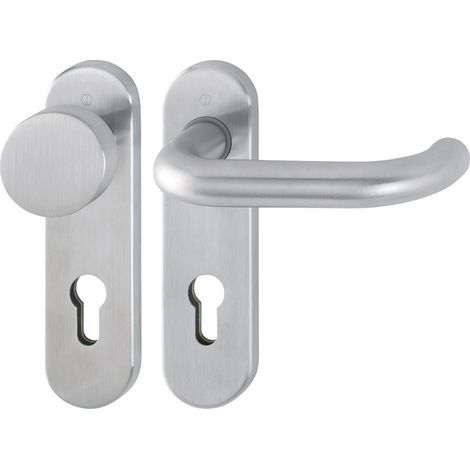 HOPPE® Wechselgarnitur mit Kurzschild Paris E58/353K/138Z, Edelstahl, 3296687 (1/5)
