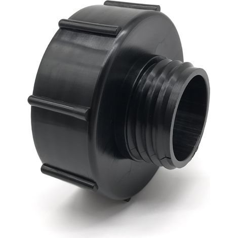IBC-Adapter S100x8 auf S60x6, Reduzierstück für Grobgewinde, IBC-Tankadapter, Wasserhahnadapter, Wassersammelventil und Gartenschlauch (1/5)