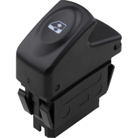 Bouton Interrupteur Commande de Lève Vitre avant gauche ou droite compatible pour Renault Clio 2 Kangoo Megane I Scenic I OEM 7700838101 7700421120