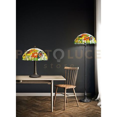 SUNFLOWER SOLO BASE PER PIANTANA H.178 Ø 30cm 2 LUCI ATTACCO E27