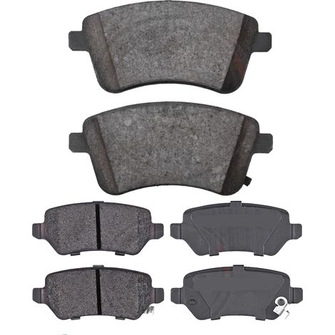 KIT PASTIGLIE FRENO ANTERIORI E POSTERIORI compatibile con LANCIA THEMA (LX) / PASTIGLIE FRENANTI AUTO OEM FDB1954 FDB4078,FDB1953 / SOSTITUZIONE DIRETTA / BASSA POLVERE / SILENZIOSO