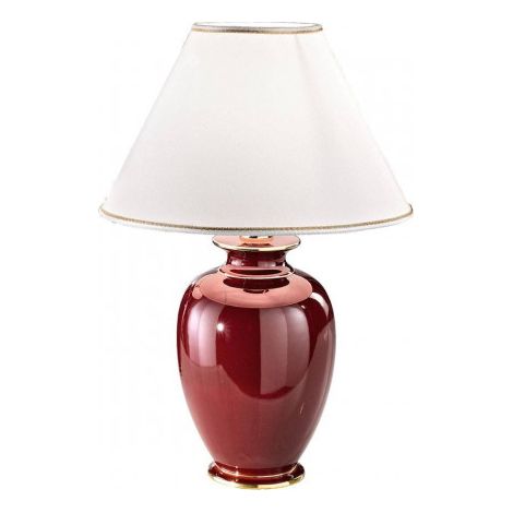 Kolarz GIARDINO - Lampe de table Lifestyle Fabric Tapered Shade Or poli, 1x E27 (1/4)