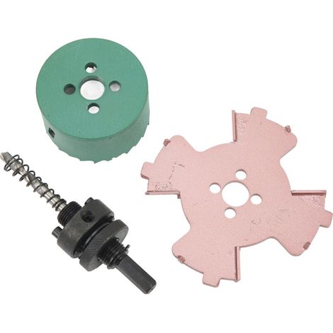 JSSEVN - Borderless projector hole opener, hexagonal shank, center positioning drill bit, 65mm / 2.6 inch countersink tool set (1/5)