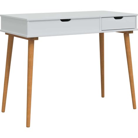 Mesa Tocador FAUSKE Blanco 100 x 50 x 78 cm vidaXL (1/5)