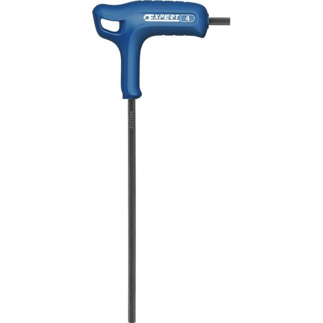 Clé mâle 4mm en T emmanchées 6 pans - Expert