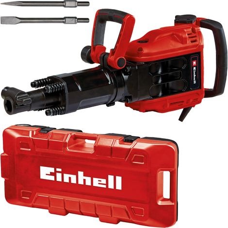 Einhell Professional Marteau Piqueur TP-DH 50 (1700 W, Fréquence de frappe: 1900 cps/min, Force de frappe: 50J, Poignée supplémentaire réglable à 180°) Livré en coffret avec burin et pointeau (1/5)