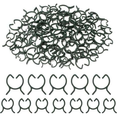 200 Stück Pflanzenstützclips, Tomatenclips, Kletterpflanzenclips, Befestigungsclips für Pflanzen im Freien, Gartenclips, für Obst, Gemüse, Tomaten