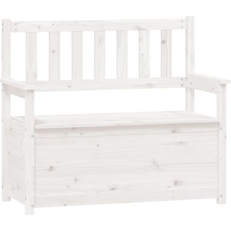 Panca panca 112,5 x 51,5 x 96,5 cm legno massello di pino bianco 020010518