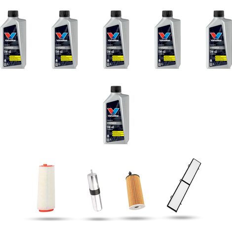 Kit tagliando 4 FILTRI e 6L OLIO compatibile con Bmw serie 3 (E90,E91,E92,E93) 320d 120kw dal 2005 (1/5)