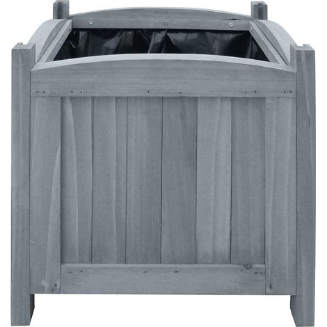 Maison Exclusive - Garten-Hochbeete 2 Stk. 30x30x30 cm Massivholz (1/4)