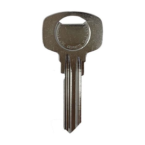 CHIAVE PIATTA YALE 1008 DX 5 PERNI ORIGINALE - OTTONE NICHELATO- 20 pezzi