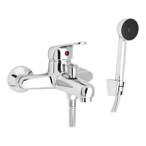MIX VASCA CON DUPLEX CROMATO SERIE INES HydrAll (1/3)