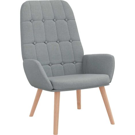 Maison Exclusive - Relaxsessel Hellgrau Stoff