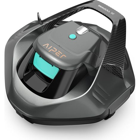 Robot de Piscine, aspirateur pour Piscine Dure 90 Minutes, indicateur LED, stationnement Automatique, Robot Nettoyeur de Piscine pour piscines Plates sur Le Sol jusqu'à 80 m² (1/5)
