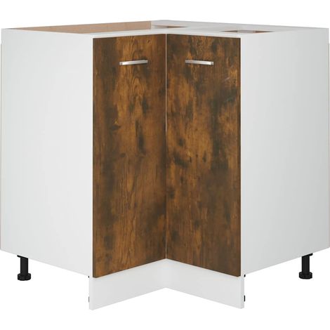 Maison Exclusive - Meuble de cuisine "Lyon" Chêne fumé 75,5 x 75,5 x 81,5 cm Bois d'ingénierie (1/5)