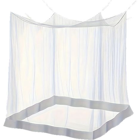 Mosquitera para cama de 220200200 cm, mosquitera para 2 personas, mosquitera rectangular, malla fina y resistente - para el hogar y el camping (1/5)
