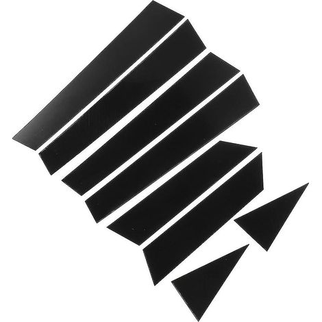Garnitures de montants de porte et de fenêtre de voiture, autocollants anti-rayures pour Altima 2013-2018, accessoires noir brillant (1/4)