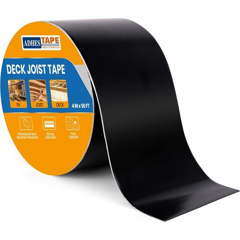 ADHES TAPE Butyl Tape Waterproof Tape 100 mm x 15 m, Weather Resistant and Waterproof, Ideal for Wooden Terraces, Beams, Roofs (1/5)