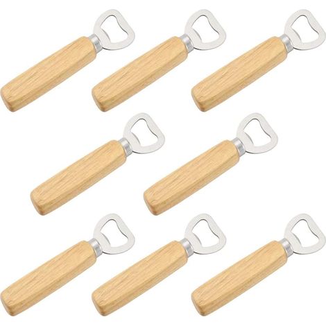 8-teiliger Flaschenöffner mit Holzgriff (1/5)