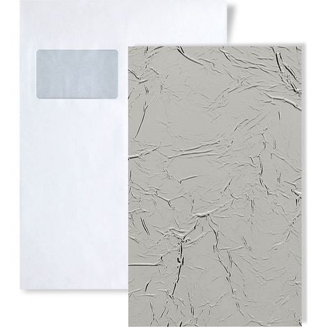 1 PIEZA DE MUESTRA S-24945 WallFace CREPA Silver STRUCTURE Collection  MUESTRA Panel de pared en tamaño aprox DIN A5