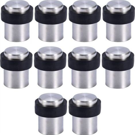 10 x 4,6 cm Edelstahl-Türstopper, Türstopper, Türblocker (1/5)