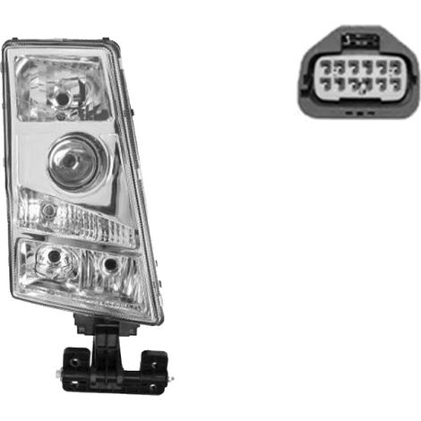 PROIETTORE DESTRO MANUALE (H7-PY21W-W5W) CONNETTORE RETTANGOLARE - VOLVO - FH2 - 21001668 (1/5)