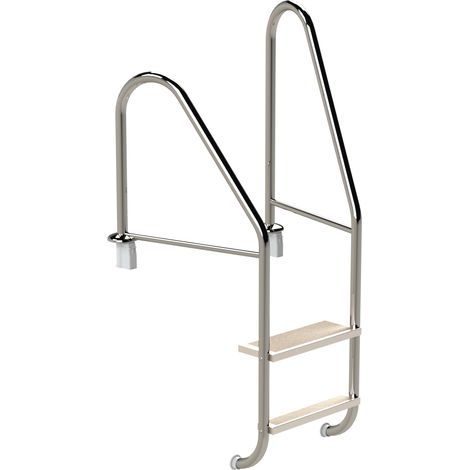 Eichenwald Poolleiter Modell 07 Marina Öffentlich Einbauhalterung Beckentiefe 780mm 2 Stufen