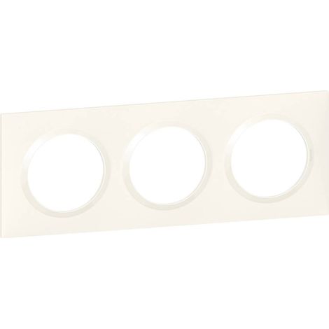 Piastra di finitura Dooxie a 3 posti finitura bianco