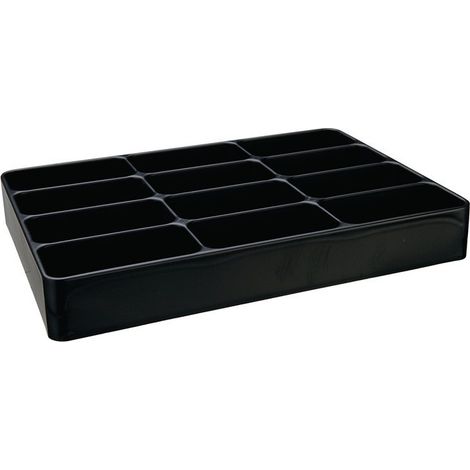 One LOGS 133 H48xL338xP238mm plastica nera 12 LOGS (Per 6)