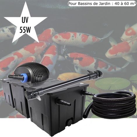 Kit De Filtration, UV 55 W , Pour Bassin de Jardin : 40 à 50 m³ (1/5)