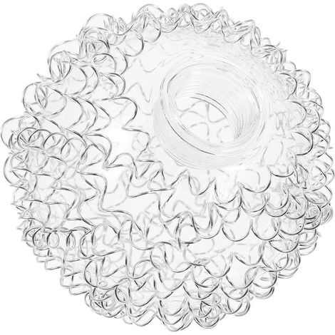 Abat-jour globe en verre, couvercle d'abat-jour en fil d'aluminium, couvercle d'abat-jour (1/5)