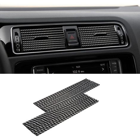 Dekorative Zierleisten für Auto-Klimaanlage, schwarz, 0,4 x 20 cm, 20 Stück, universelle Zierleisten für Auto-Klimaanlage (1/5)