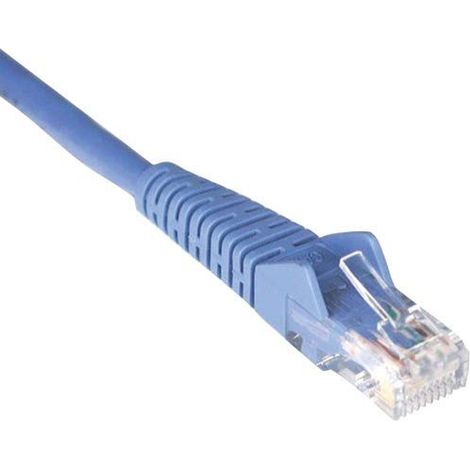 EATON TRIPP LITE Cat6 Gigabit Snagless M EATON Cable Ethernet Gigabit moule Snagless (UTP) Cat6 (RJ45 M/M), bleu, 2,13 m
