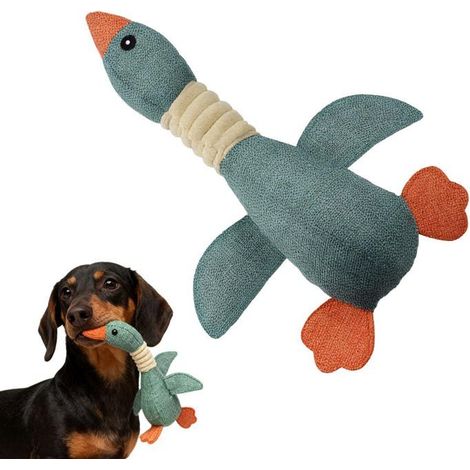 1 PCS Canard en Peluche Jouet pour Chien,Jouet Indestructible pour Chien,Jouets à Mâcher pour Les,Jouets Oie Interactif pour Taille (1/5)