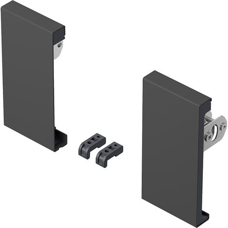 HETTICH Verbinder für Front ArciTech / 94 mm, anthrazit, 9140121 (1/3)