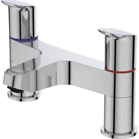 Ideal Standard Ceraflex Pillar Mounted Bath Filler Tap - Chrome