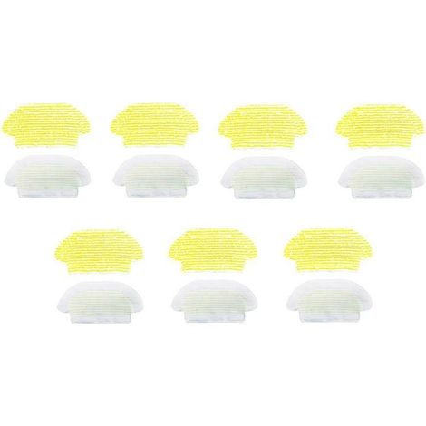 14 Reinigungstücher für KKrcher RCV3 Staubsaugerzubehör, Ersatz-Wischmopppads (1/5)