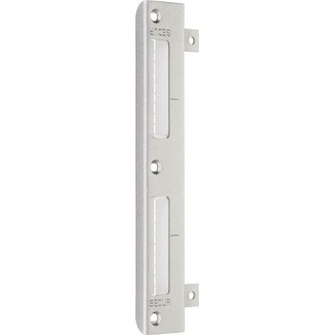BKS Türrahmen Türschließblech DIN L/R Winkel-Schließblech S2800049 rund, Stahl, Stulp: 170 x 28 x 8 mm