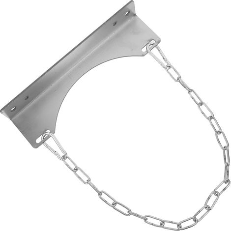 Support Mural en Acier Inoxydable pour Cylindre de Gaz 40l avec Chaîne de Sécurité, Porte-bouteille Robuste pour Usage Industriel et Domestique, Fixation Murale Sécurisée (1/5)