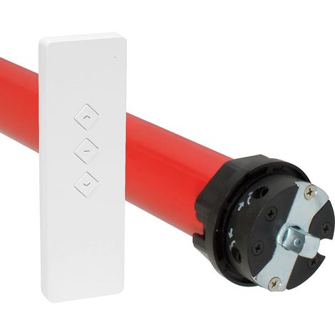 superrollo Motore radio per tapparelle RM30MMB (SW60, 30 Nm), incluso telecomando, motore tubolare con controllo radio, superficie per tapparelle fino a 10 m² (tapparelle max. 60 kg), set completo per (1/5)