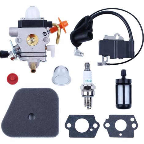 Bobine d'allumage de carburateur bougie pour Stihl Fs90 Fs100 Km90 Km100 Km130 pour Zama pour carburateur Zama C1Q S131, C1Q S173, C1Q S174, C1Q S176 (1/5)