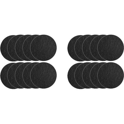 20 pièces Charcoal filtre pour Compost Bucket 6 7 pouces cuisine Activated Carbon Compost Bin filtre remplacer pour (1/5)