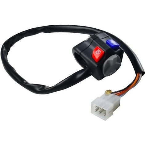 Motorrad-Fern-/Abblendlicht-Hupenschalter, wasserdichter Starter-Stopp-Knopf (1/4)